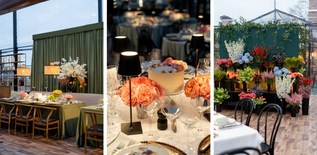Fall tented wedding at Brook Hollow Golf Club