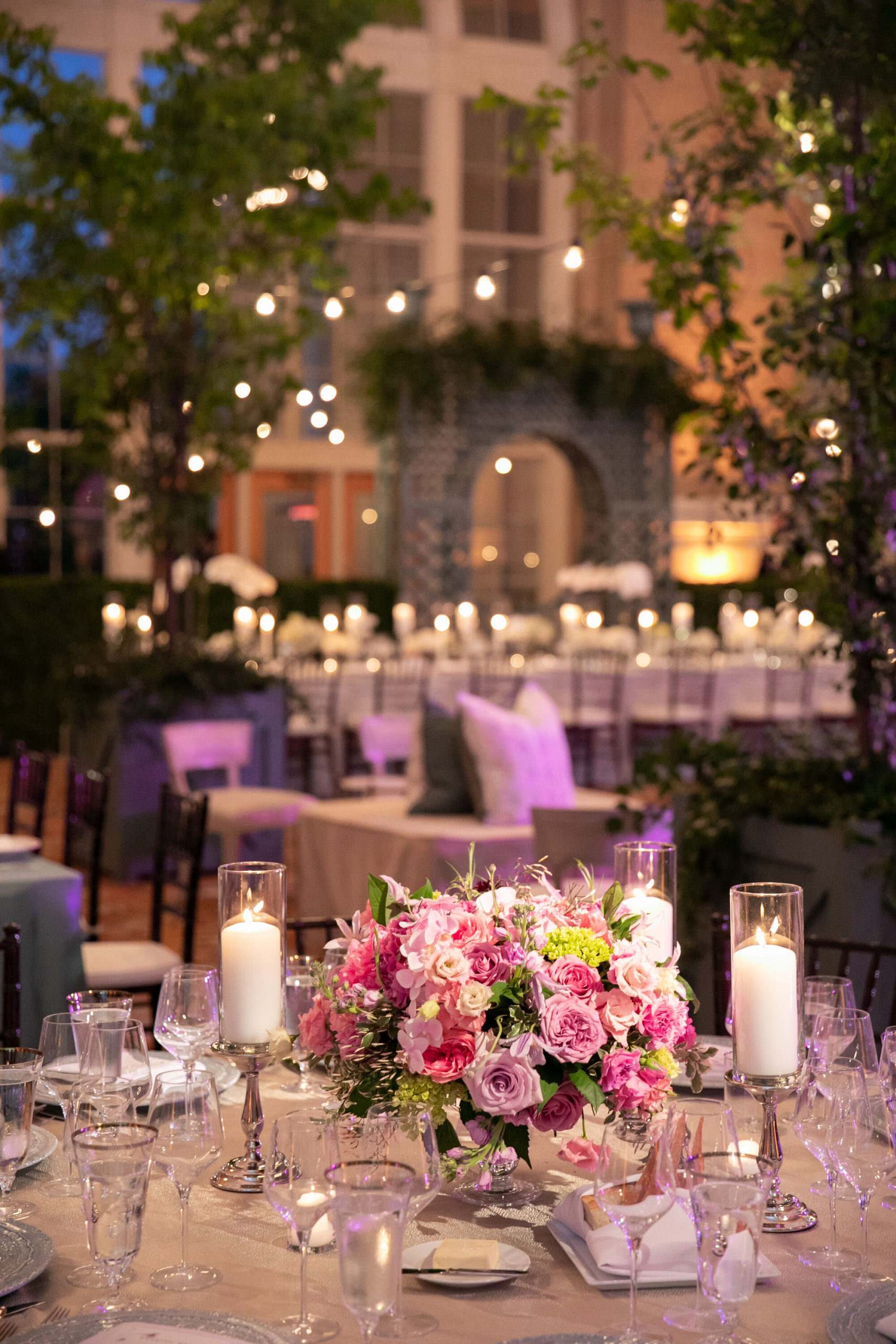 Possible Reception Inspiration - Pops of Light Blue in Background