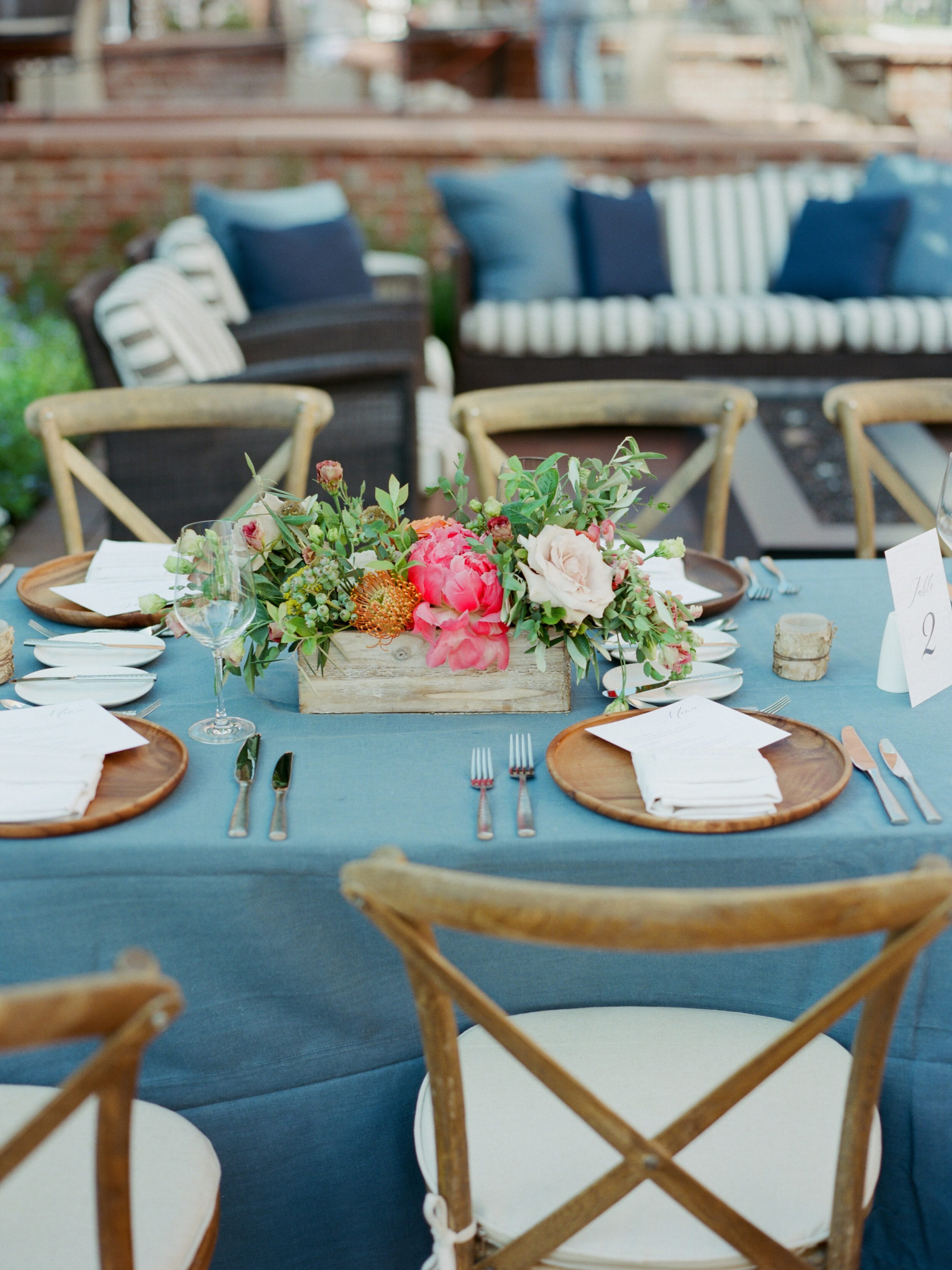 Outdoor Rehearsal Dinner at Hotel Jerome