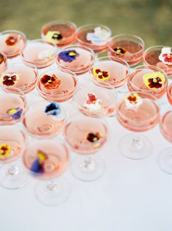 Reception Inspiration - Rose Champagne