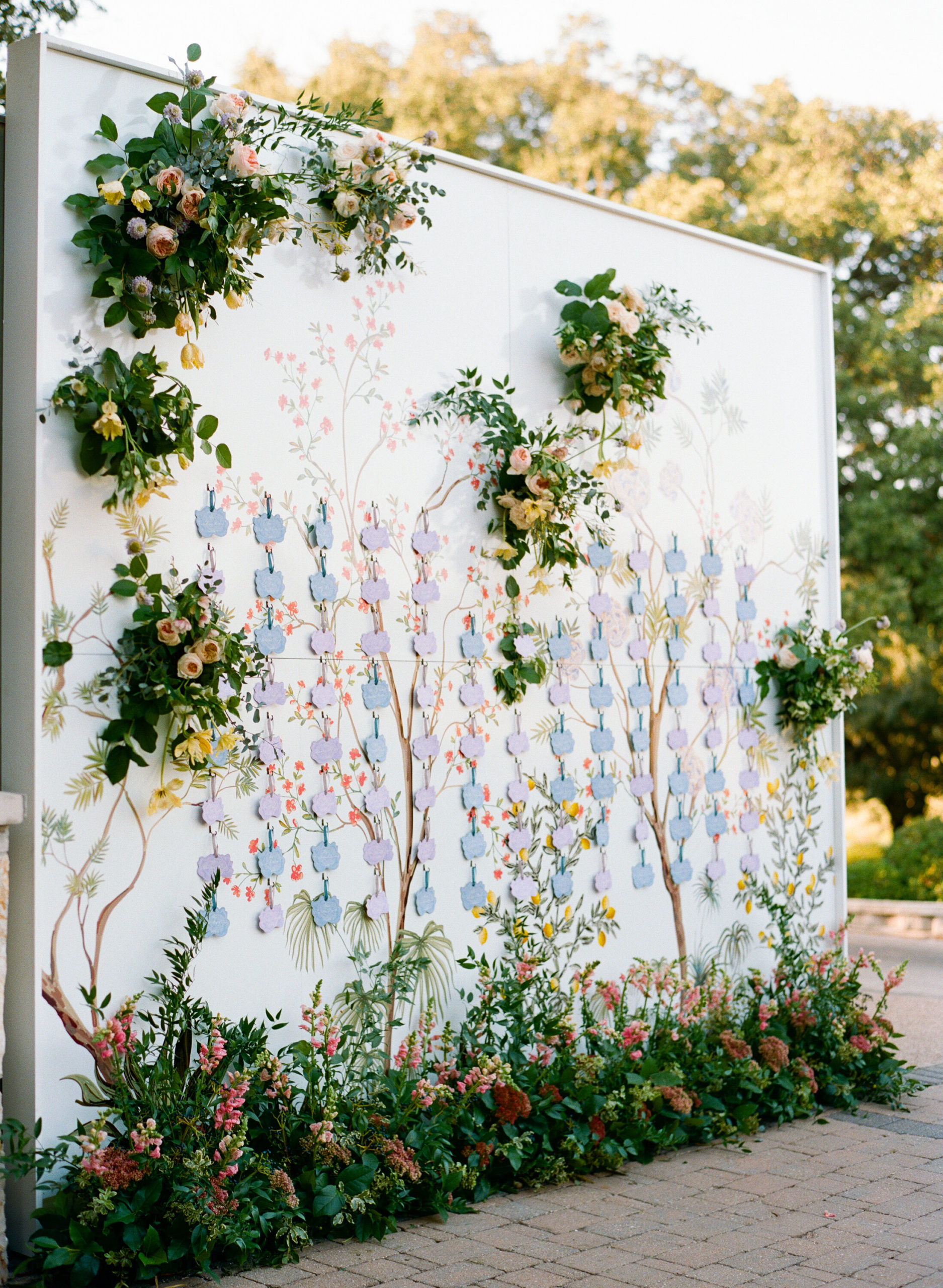 Gracie Panel Inspired Escort Card Wall