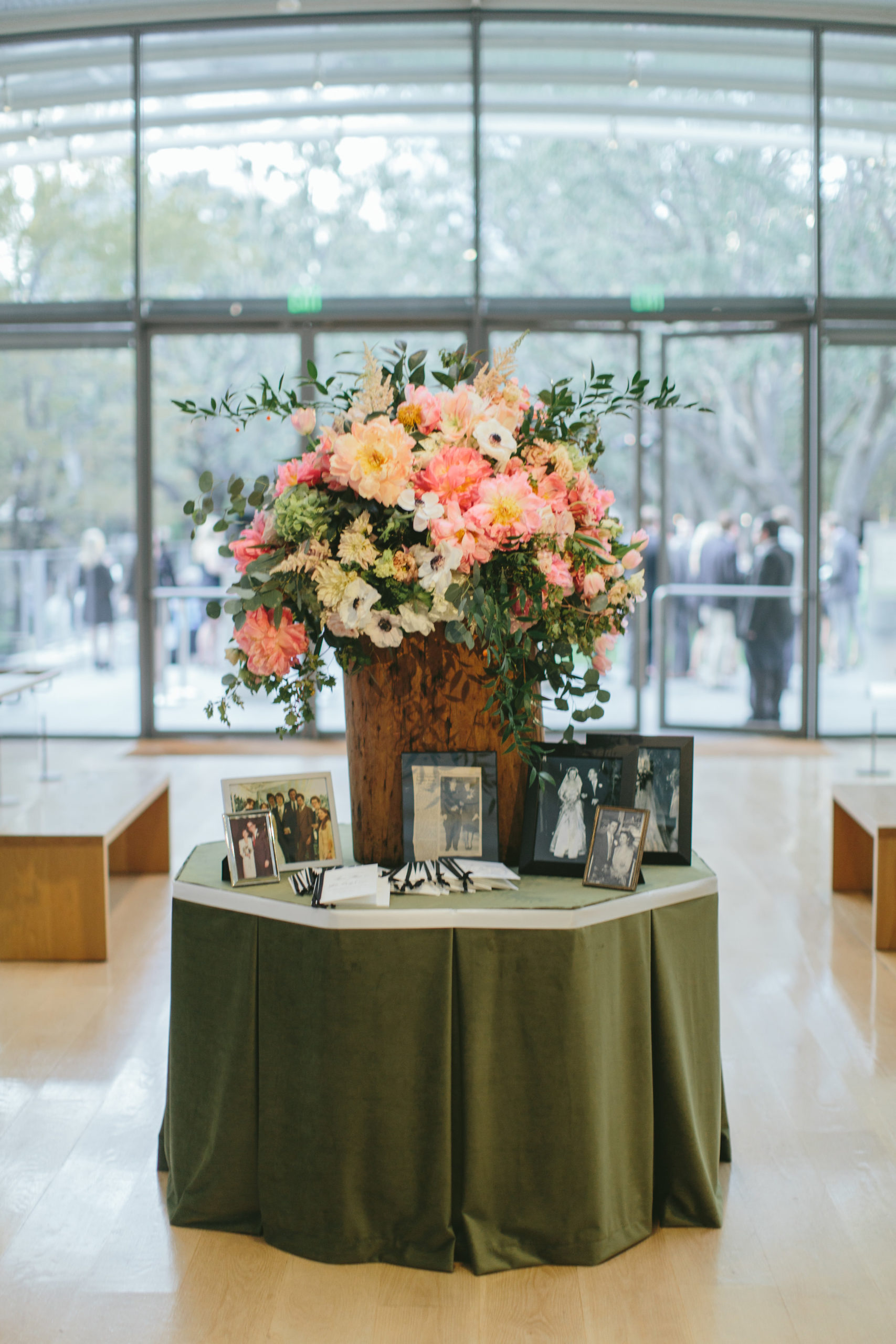 Possible Reception Inspiration - Pops of Green