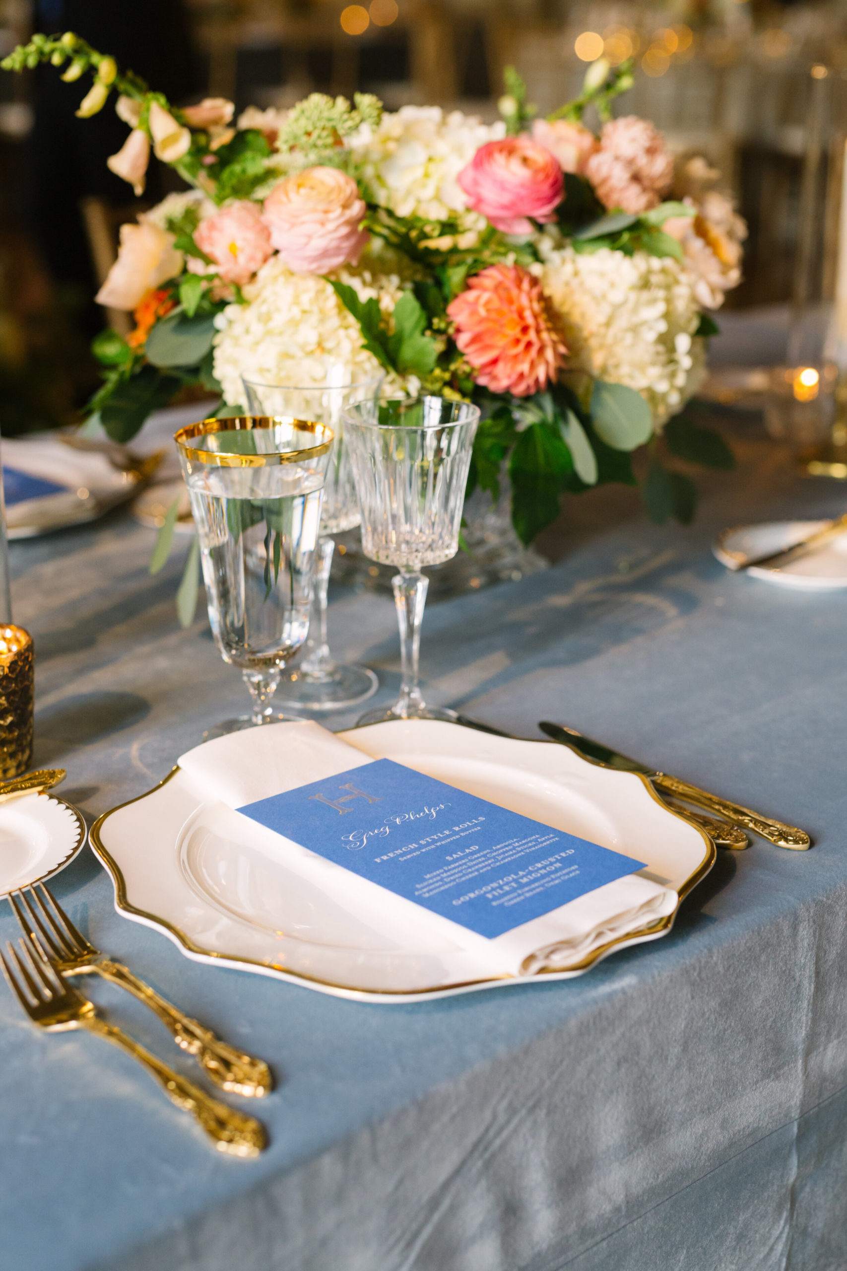 Reception Inspiration - Light Blue