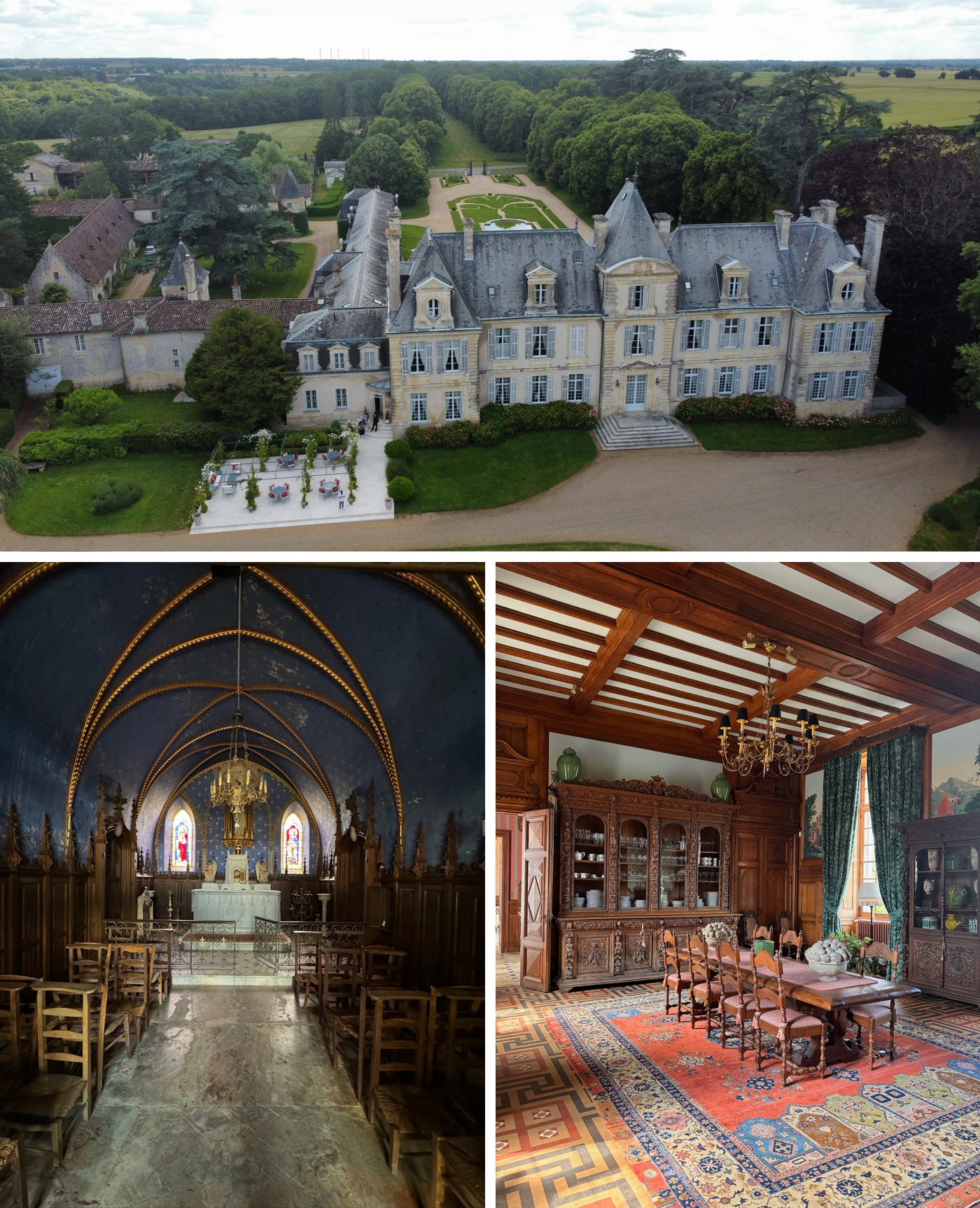 Chateau de Curzay wedding venue in France