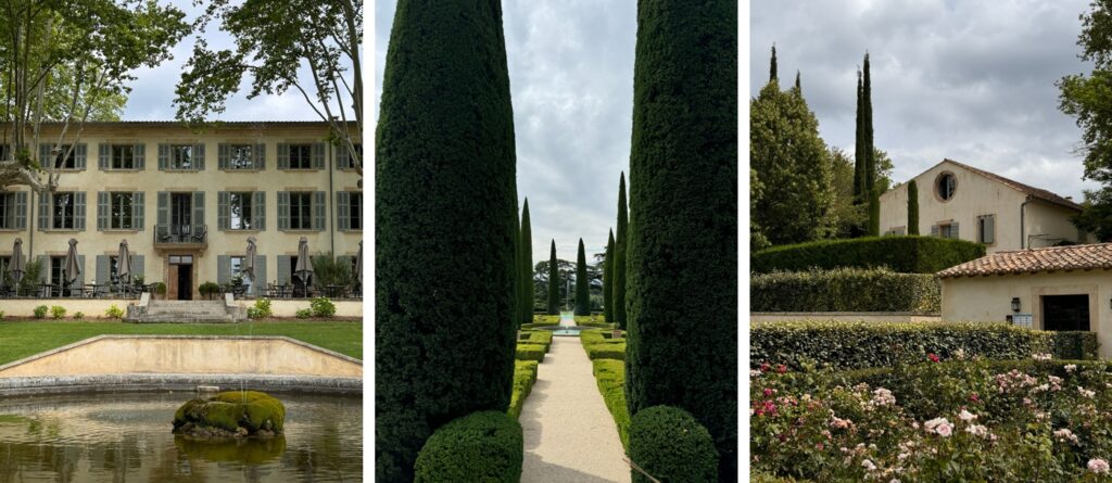 The grounds of Domaine de Fontenille, a French Chateau and wedding venue