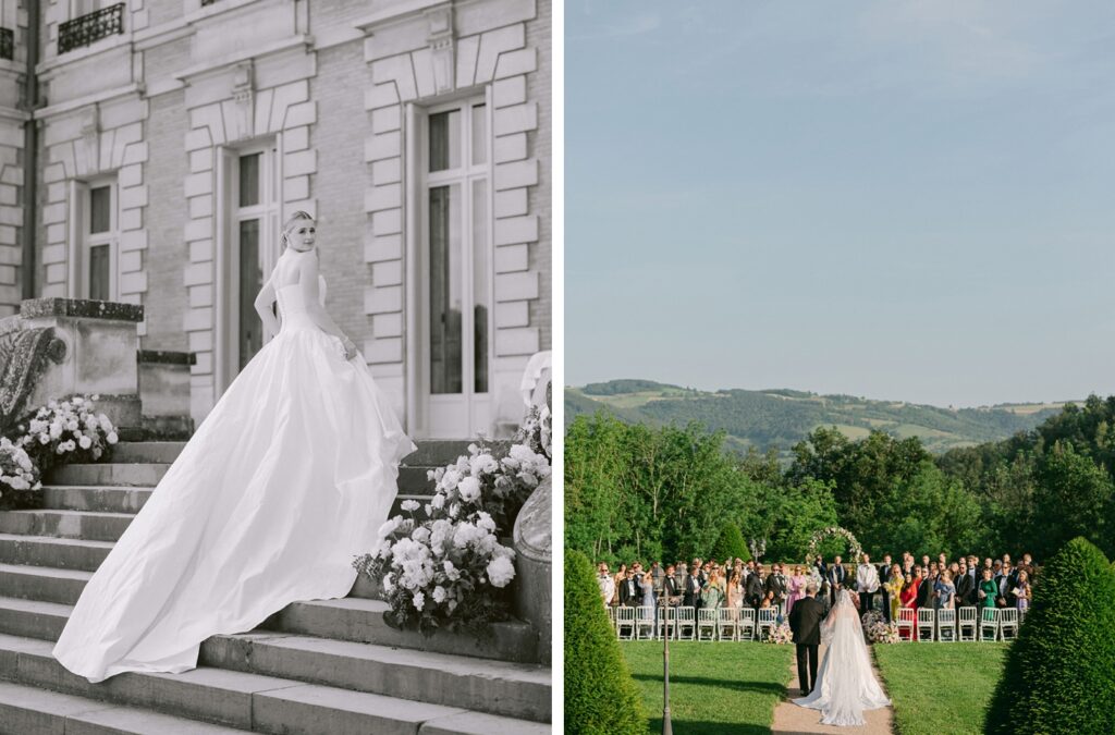 French Chateau wedding at Domaine des Halles